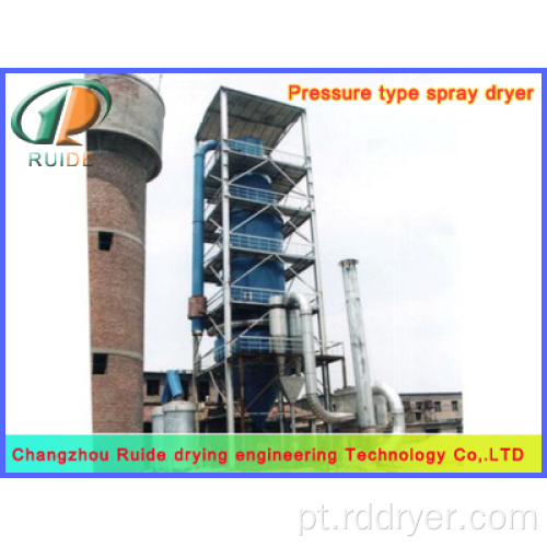 Secador de pulverização tipo pressão YPG para líquido químico